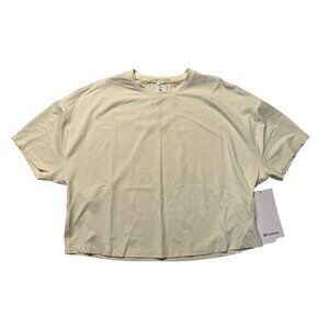Lululemon Abrasion-Resistant Training Tee Size 6 Sundance Yellow Relaxed Fit